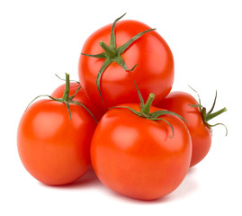Ripe Tomato isolated on white background