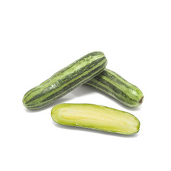 Cucumbers on isolate