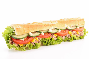 isolated sandwich