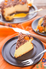 rustic cheesecake