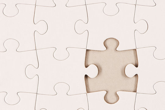 Plain White Jigsaw Puzzle 2