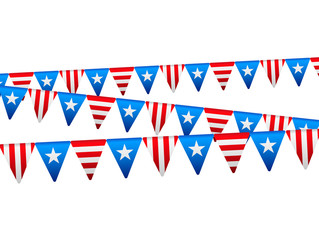 Obraz premium Independence day card