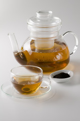 Teacup and teapot
