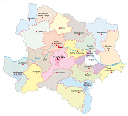 Niederösterreich Bezirke