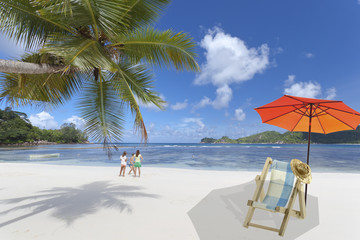 concept vacances détente aux Seychelles