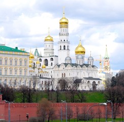 Fototapeta na wymiar Moscow Kremlin panorama.
