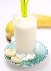 Banana milkshake  -  Frullato di banana