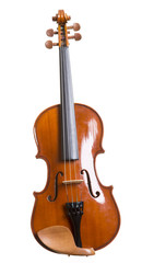 Violin over white