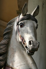 Historisches Karussellpferd