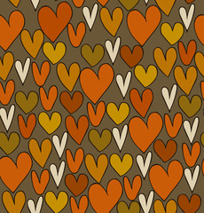 Seamless abstract love pattern