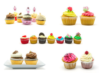 Cupcakes collage