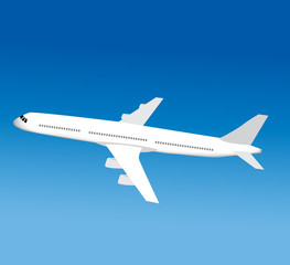 Vector illustration of airplane