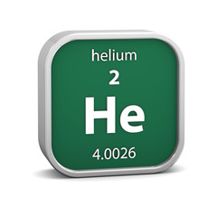 Helium material sign