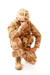 Soldier With PTSD
