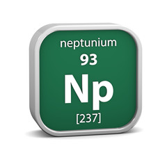 Neptunium material sign