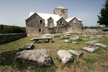 Museum of island Brac in Skrip in Croatia