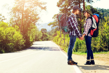 two tourists