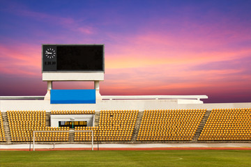 Fototapeta premium Stadium with scoreboard