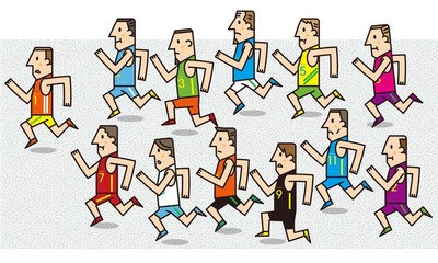 Fototapeta premium run