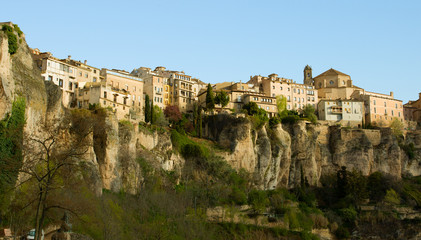 Obraz premium Hanging Houses in the medieval town of Cuenca, Spain.