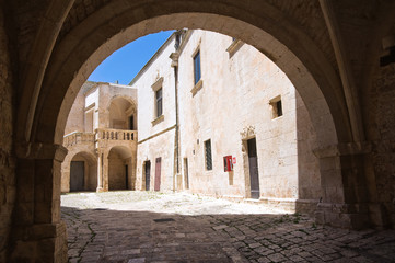 Fototapeta na wymiar Ducal castle. Ceglie Messapica. Puglia. Italy.