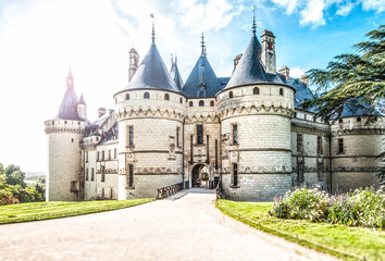 Fototapeta na wymiar Scenic view of castle in France, Europe.
