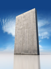 Abstract monolithic concrete slab - 52529611