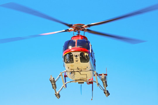 Hubschrauber im Anflug