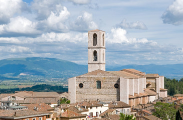 Fototapeta na wymiar Perugia - Basilica di San Domenico