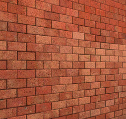 tile mosaic wall floor red grunge stone 3d render