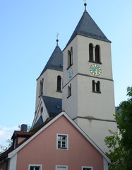 Fototapeta na wymiar Schottenkirche St. Jakob in Regensburg