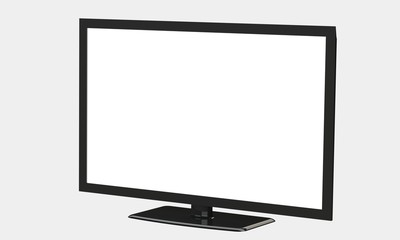 an illustration of a flat screen television or computer screen