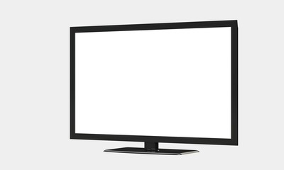 an illustration of a flat screen television or computer screen