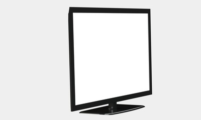 an illustration of a flat screen television or computer screen