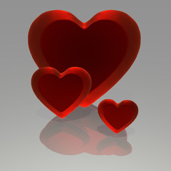 Three hearts