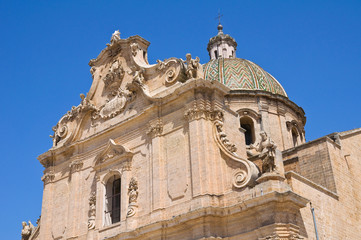 Basilica of SS. Rosario. Francavilla Fontana. Puglia. Italy.
