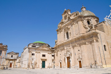 Basilica of SS. Rosario. Francavilla Fontana. Puglia. Italy.