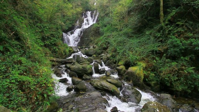 Torc waterfall in Killarney National Park, Co. Kerry, Ireland