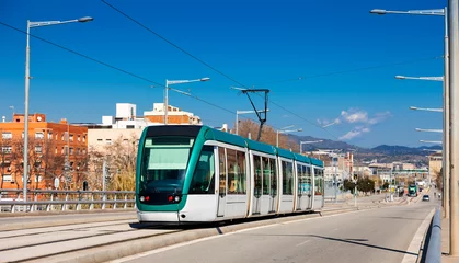 Photo sur Plexiglas Barcelona city ??tram