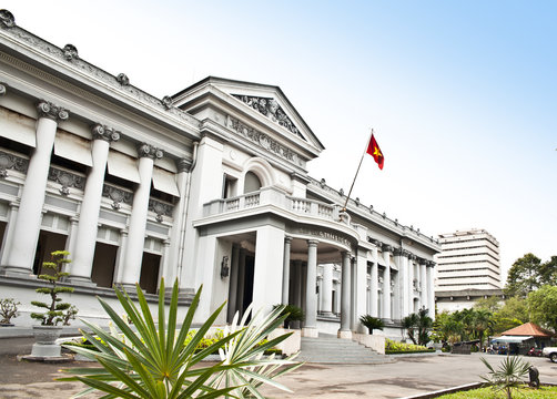 Ho Chi Minh City Museum, Ho Chi Minh Vietnam.