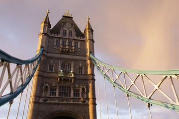 Acrylic prints Tower Bridge London Tower bridge closeup