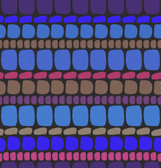 Abstract deep blue seamless pattern  Brickwork