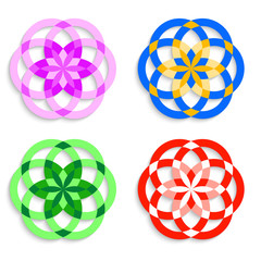 Obraz premium four abstract object