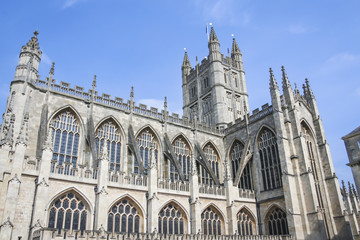 Fototapeta premium Bath Abbey Architecture Somerest Engalnd