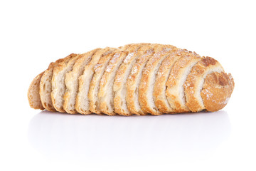 Sliced white bread