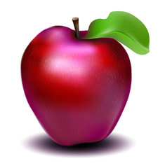 red apple