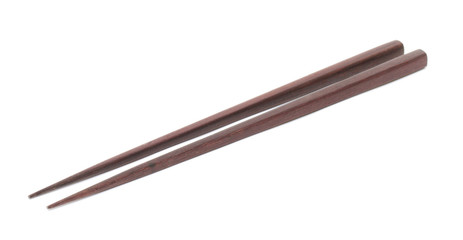 Dark wooden chopsticks