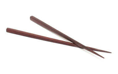 Dark wooden chopsticks