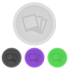 Vector illustration web  buttons  -  Photographs pictures