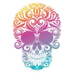 Floral Decorative Skull